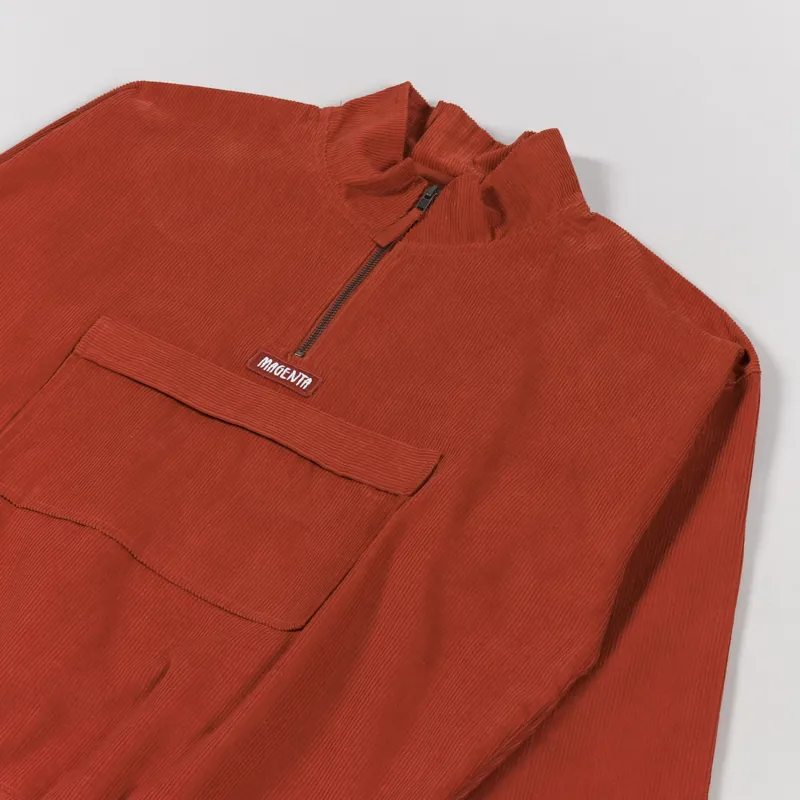 Magenta Kangoo Neck Zip Cord Auburn-2