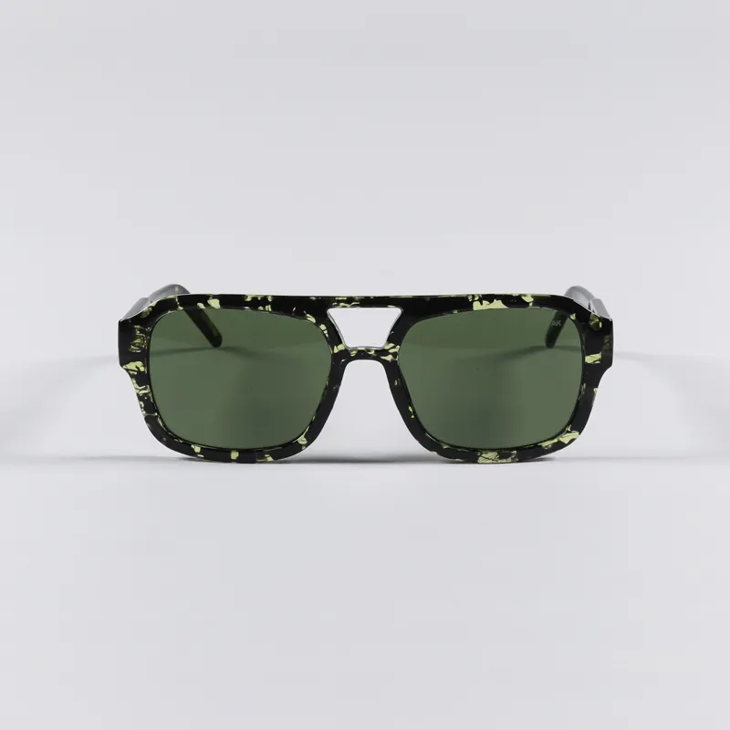 A.Kjaerbede Kaya Sunglasses Black Yellow Tortoise-1