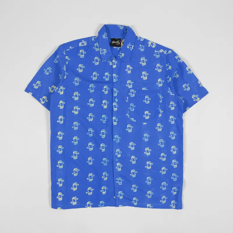 Stan Ray Kelapa Shirt Thumbs Clean Blue