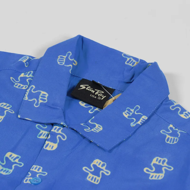 Stan Ray Kelapa Shirt Thumbs Clean Blue-1