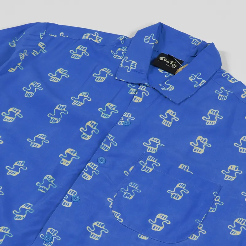 Stan Ray Kelapa Shirt Thumbs Clean Blue-3