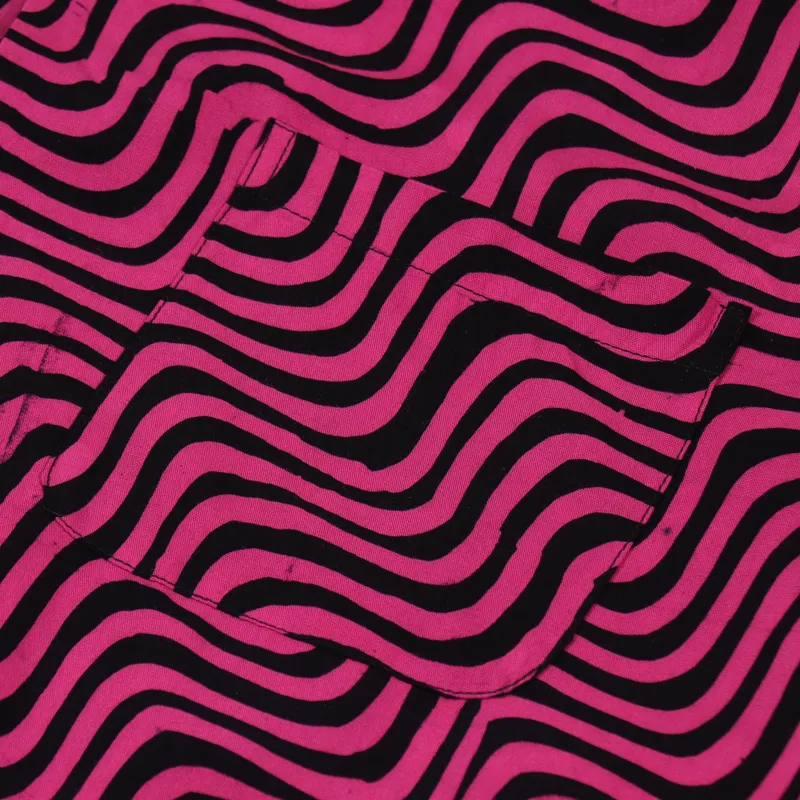 Stan Ray Kelapa Shirt Wave Pink Black-1