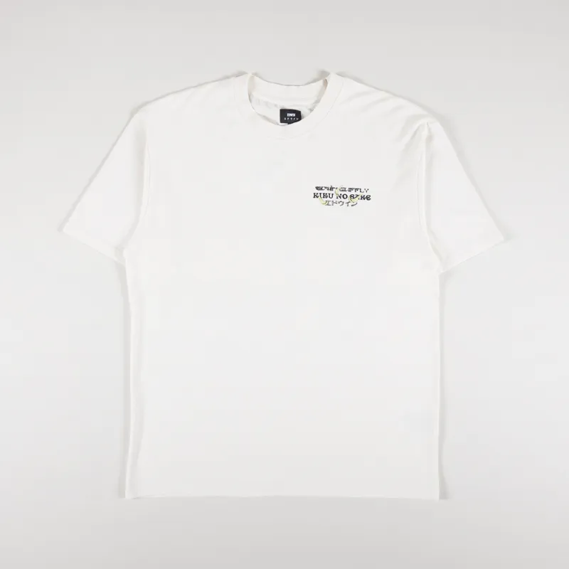 Edwin Kiku No Sake T Shirt Whisper White-1