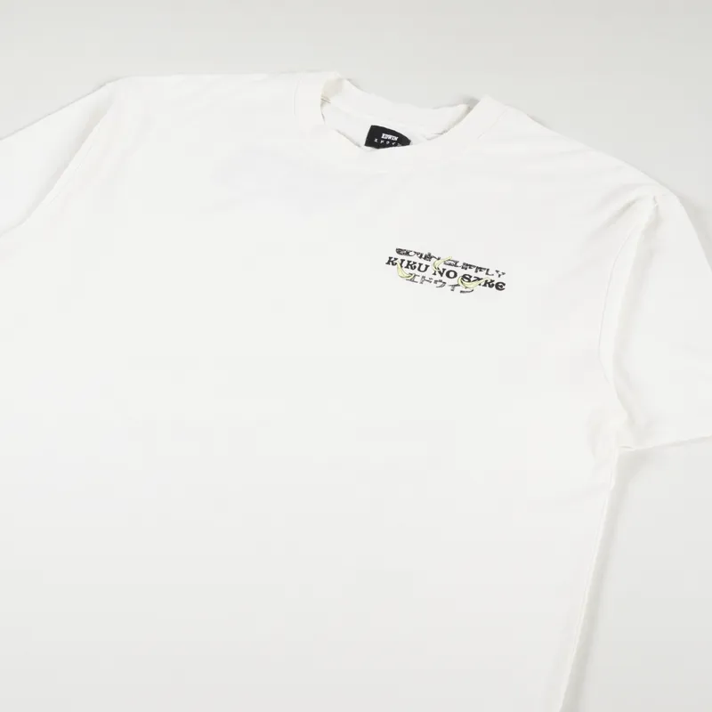 Edwin Kiku No Sake T Shirt Whisper White-3