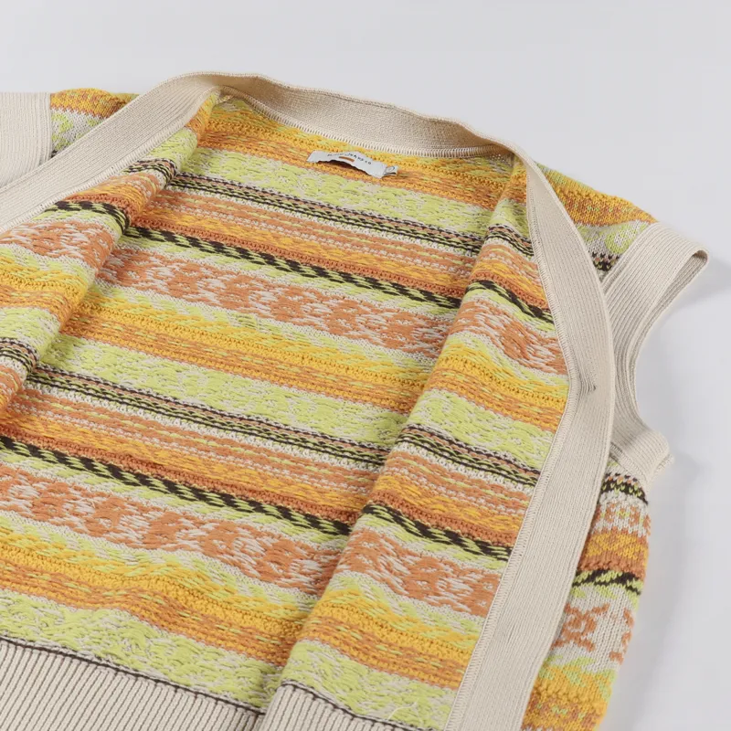 Nudie Jeans Womens Kim Fair Isle Vest Multi-6