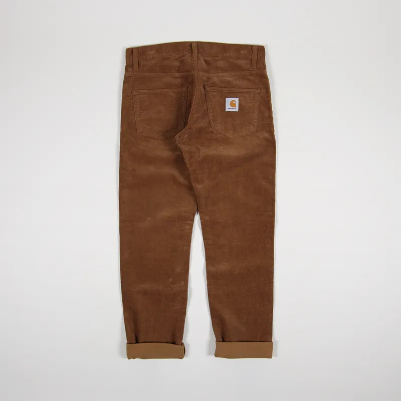 Carhartt WIP Mens Klondike Corduroy Pants Dark Navy Blue Trousers