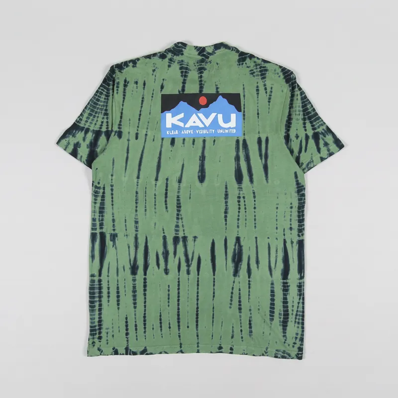Kavu Klear Above Etch Art T Shirt Forest Tie Dye