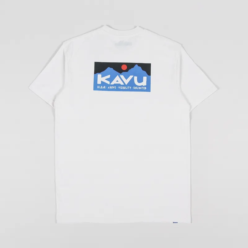 Kavu Klear Above Etch Art T Shirt Off White