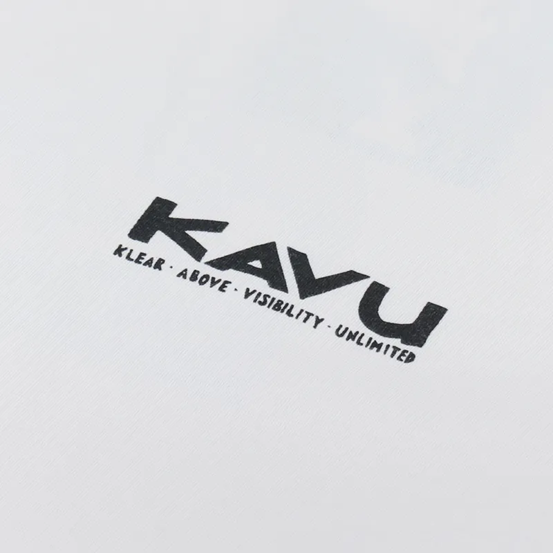 Kavu Klear Above Etch Art T Shirt Off White-5