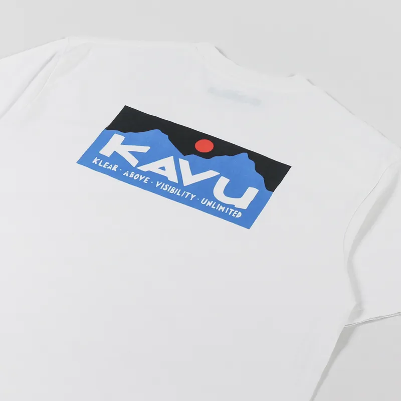 Kavu Klear Above Etch Art T Shirt Off White-2