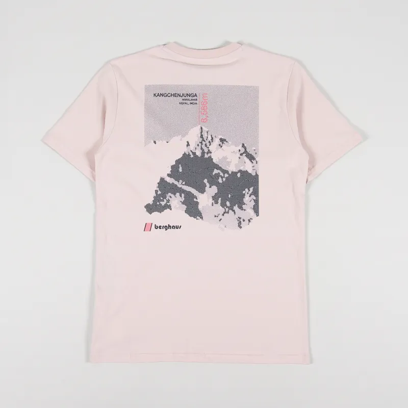 Berghaus Kanchenjunga Static T Shirt Light Pink-3