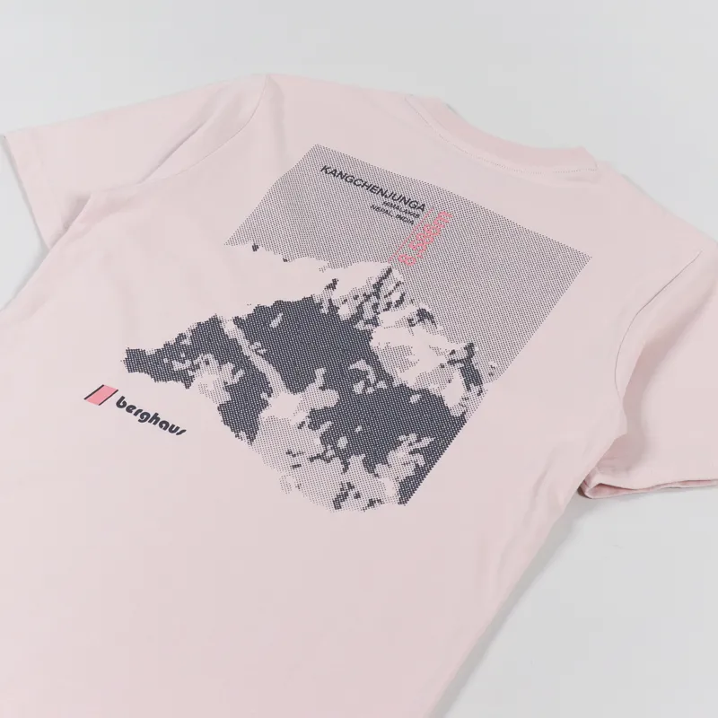 Berghaus Kanchenjunga Static T Shirt Light Pink-4