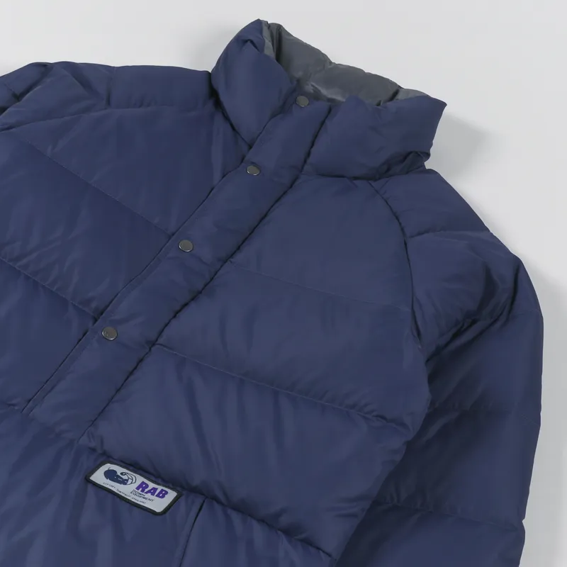 Rab Equipment Kinder Smock Deep Ink Blue Pullover Down Jacket