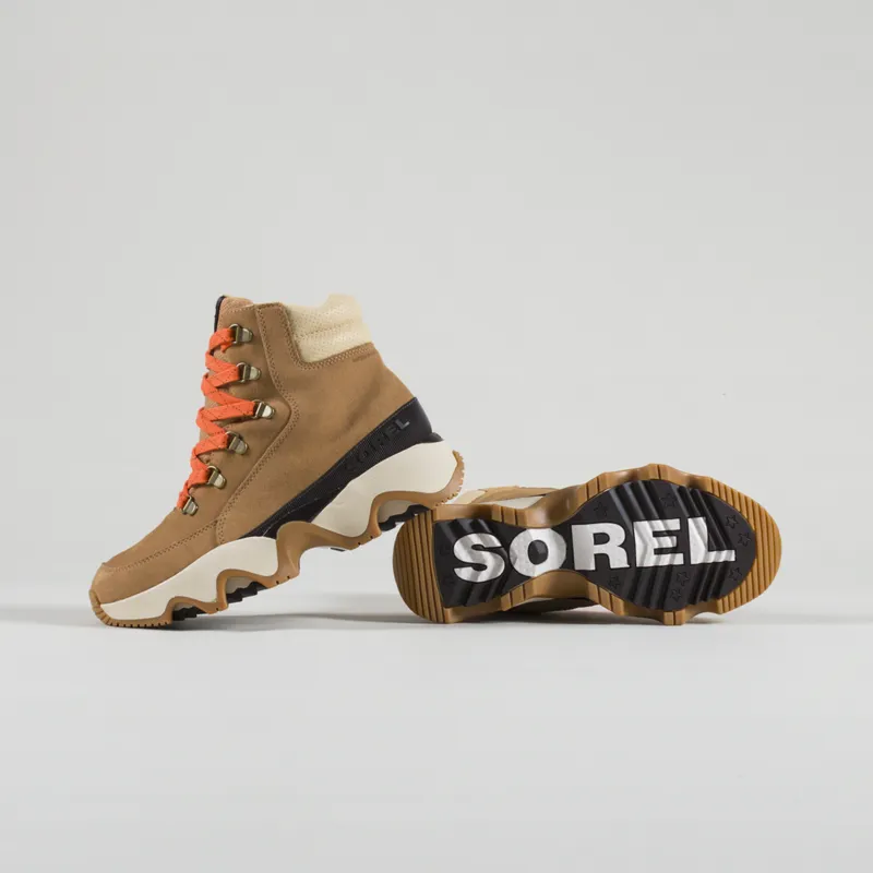 Sorel Womens Kinetic Impact Conquest Waterproof Boots Tawny Buff -5