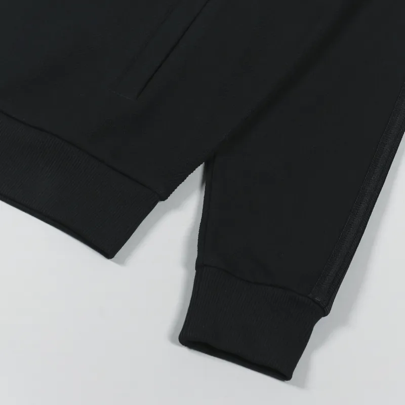 Fred Perry Knitted Tape Track Jacket Black-4