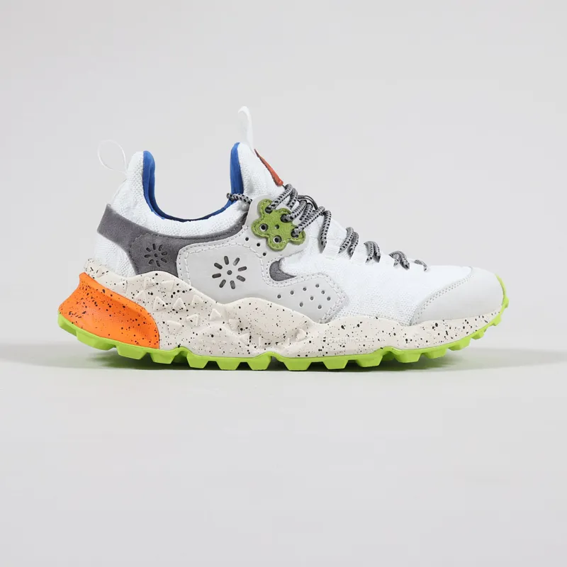 Flower Mountain Kotetsu Shoes White Fluo Yellow-4