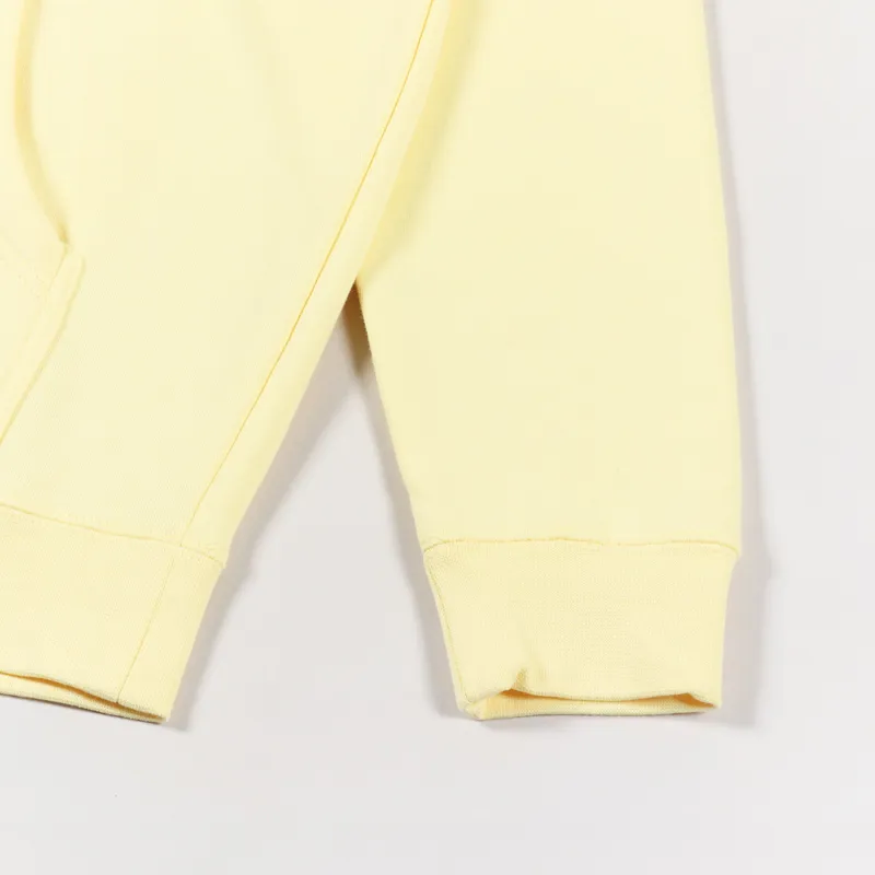 Krooked Moon Smile Raw Hoodie Light Yellow-5