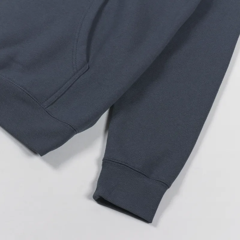 Krooked Eyes LG Hoodie Slate Blue-4