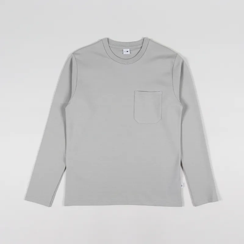 NN07 Kurt Long Sleeve T Shirt Grey