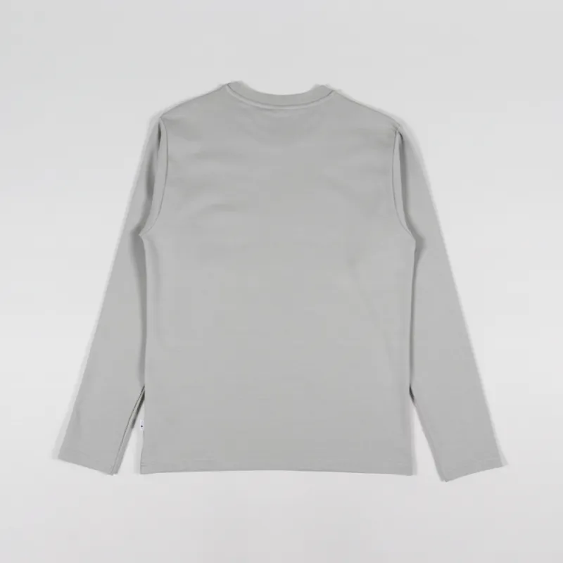 NN07 Mens Cotton TENCEL Kurt Long Sleeve T Shirt Grey