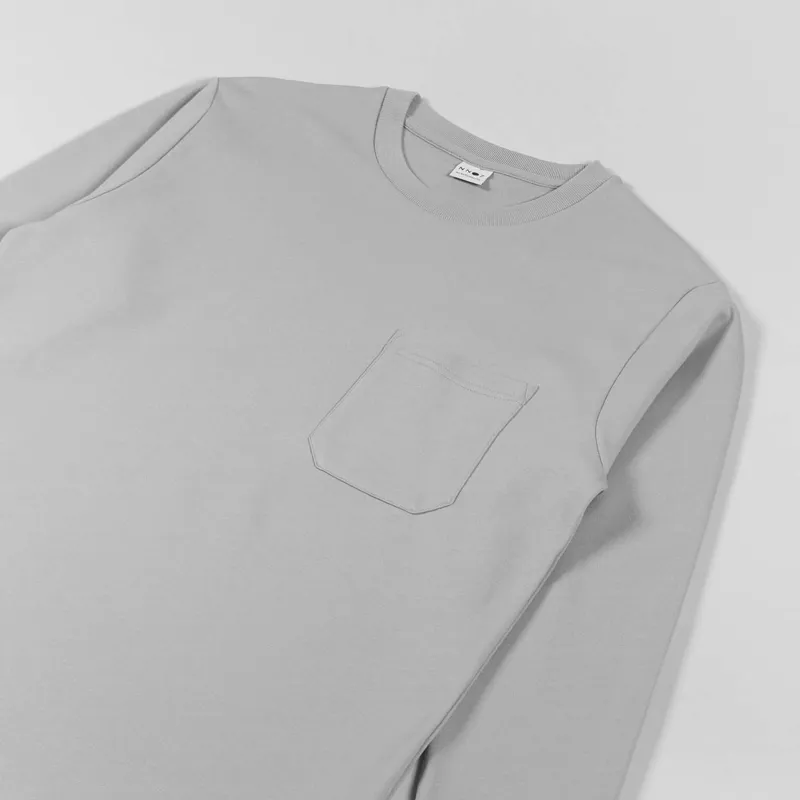 NN07 Kurt Long Sleeve T Shirt Grey-2