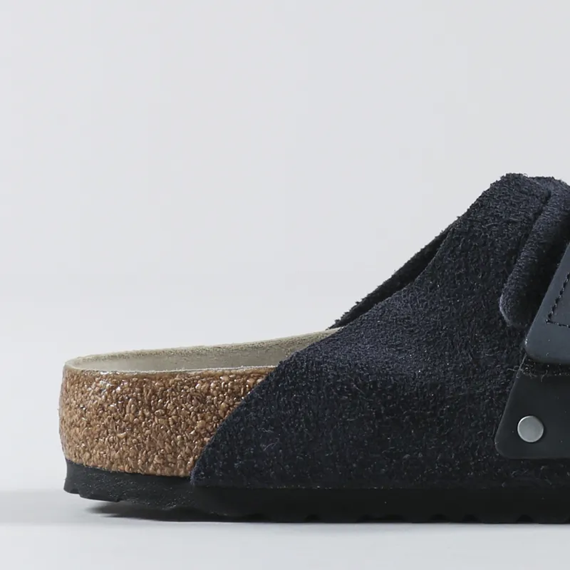 Birkenstock Womens Kyoto Nubuck Suede Sandals Midnight-5