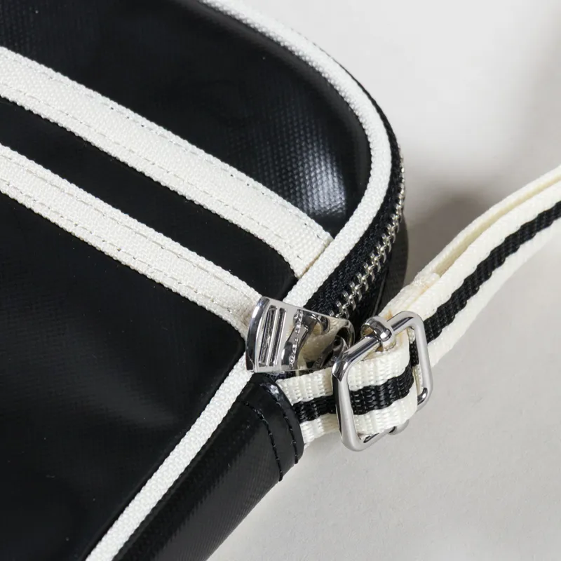 Fred Perry Womens Classic Small Side Bag Black Ecru-5