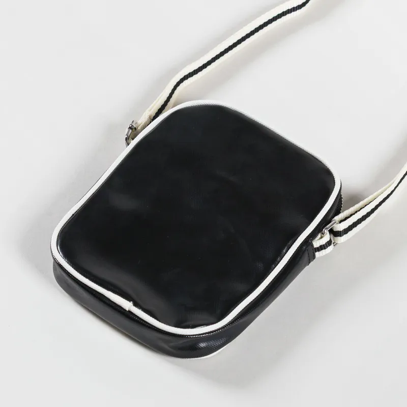 Fred Perry Womens Classic Small Side Bag Black Ecru-3