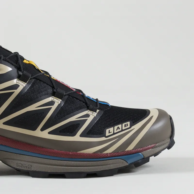 Salomon XT-6 Shoes Black Falcon Cowhide-6