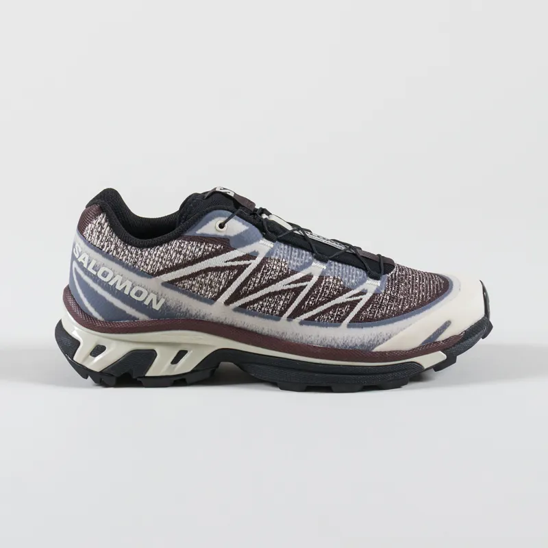 Salomon XT-6 Shadow Shoes Almond Milk Black Coffee Bitter Chocolate-2