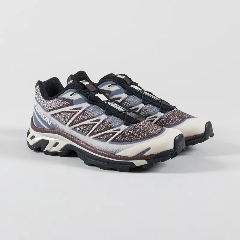 Salomon XT-6 Shadow Shoes Almond Milk Black Coffee Bitter Chocolate