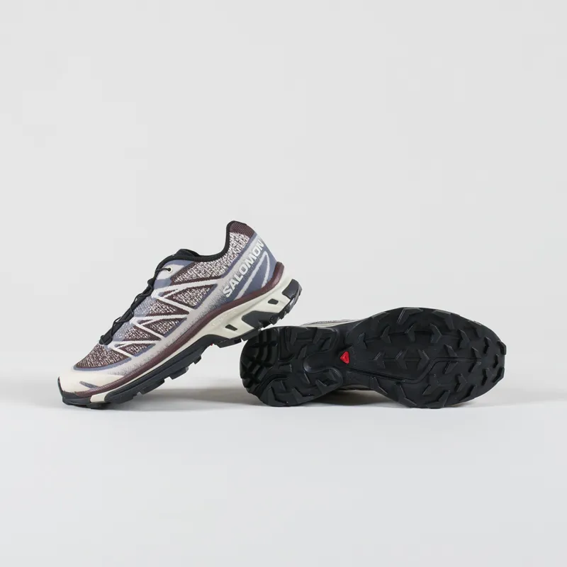 Salomon XT-6 Shadow Shoes Almond Milk Black Coffee Bitter Chocolate-3