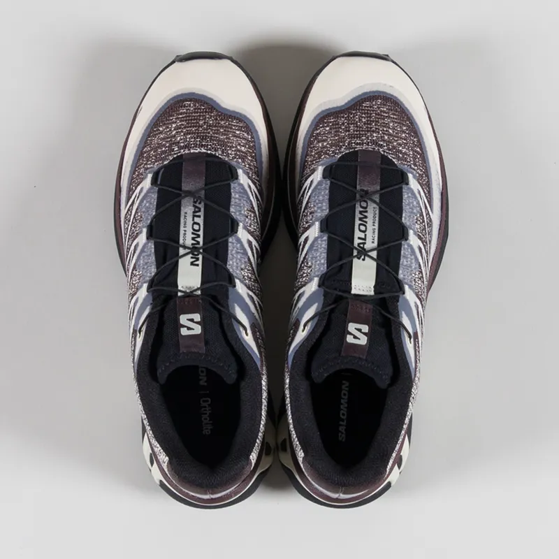 Salomon XT-6 Shadow Shoes Almond Milk Black Coffee Bitter Chocolate-6