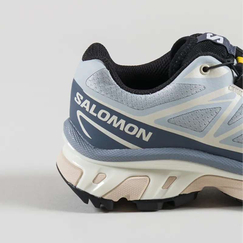 Salomon Womens XT-6 Shoes Pearl Blue Grisaille Vanilla Ice-4