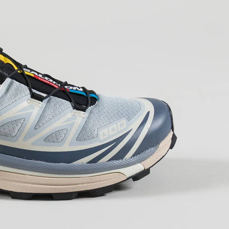 Salomon Womens XT-6 Shoes Pearl Blue Grisaille Vanilla Ice-5