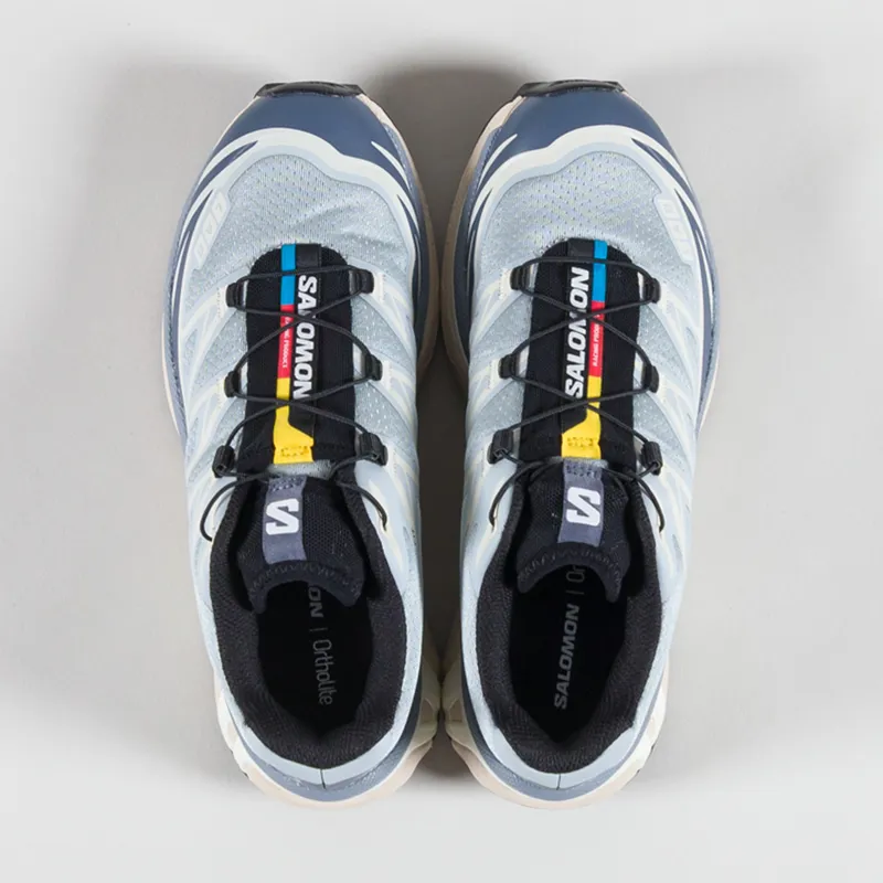 Salomon Womens XT-6 Shoes Pearl Blue Grisaille Vanilla Ice-6