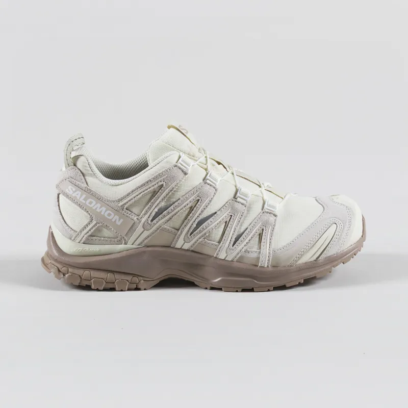 Salomon XA PRO 3D Suede Shoes Vanilla Ice Natural Cement-2