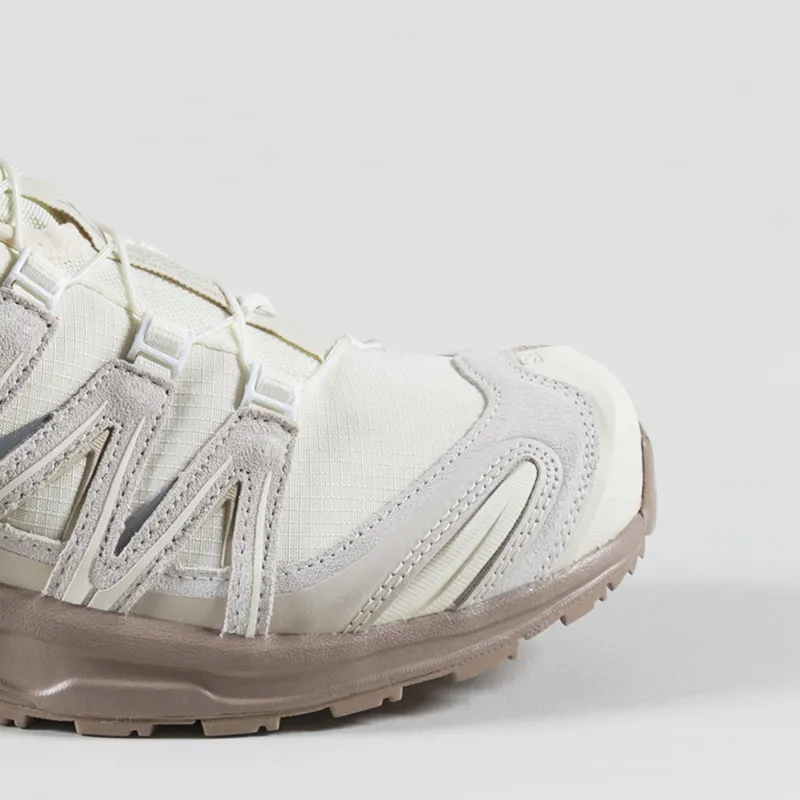 Salomon XA PRO 3D Suede Shoes Vanilla Ice Natural Cement-5