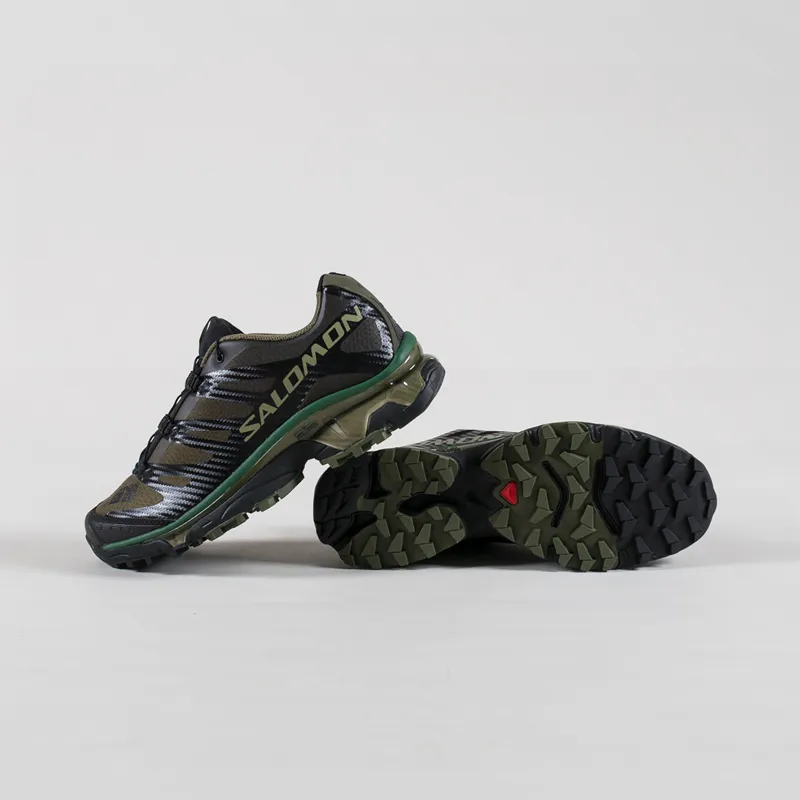 Salomon XT-4 OG Shoes Olive Night Black Aloe-3