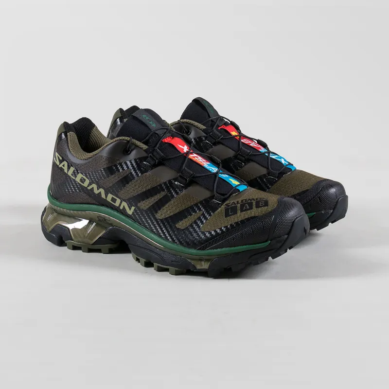 Salomon XT-4 OG Shoes Olive Night Black Aloe