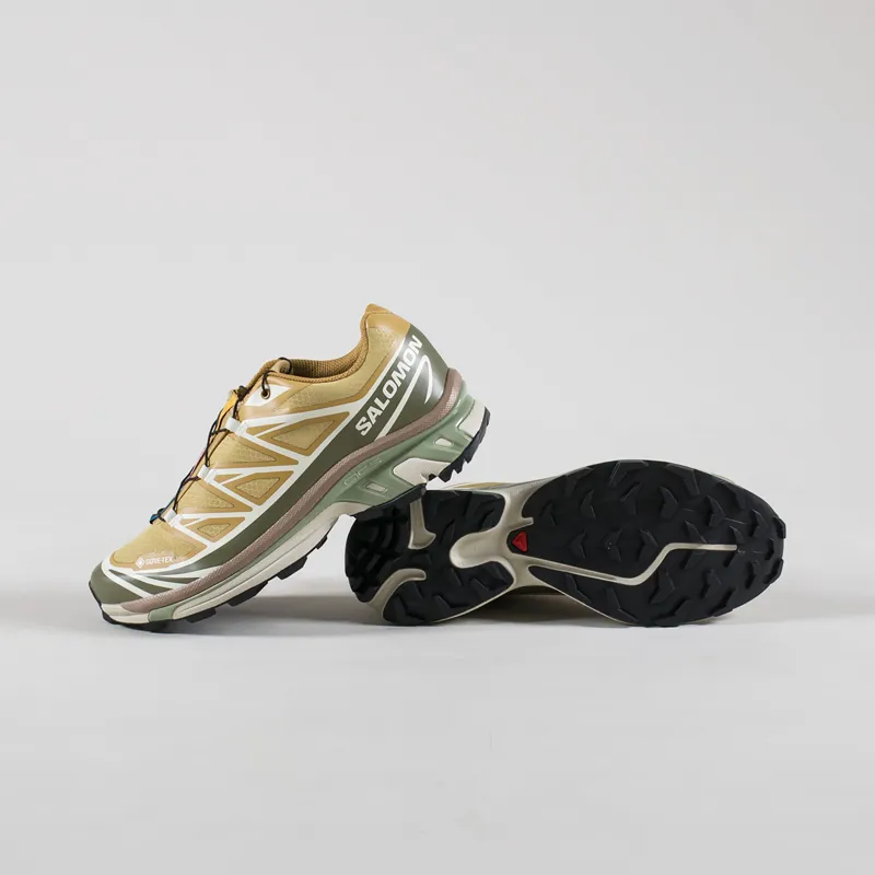 Salomon XT-6 GORE-TEX Shoes Antelope Icicle Portabella-3