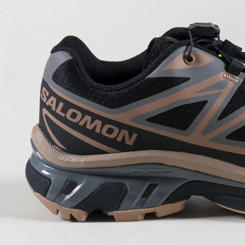 Salomon XT-6 Shoes Black Portabella Pewter-4