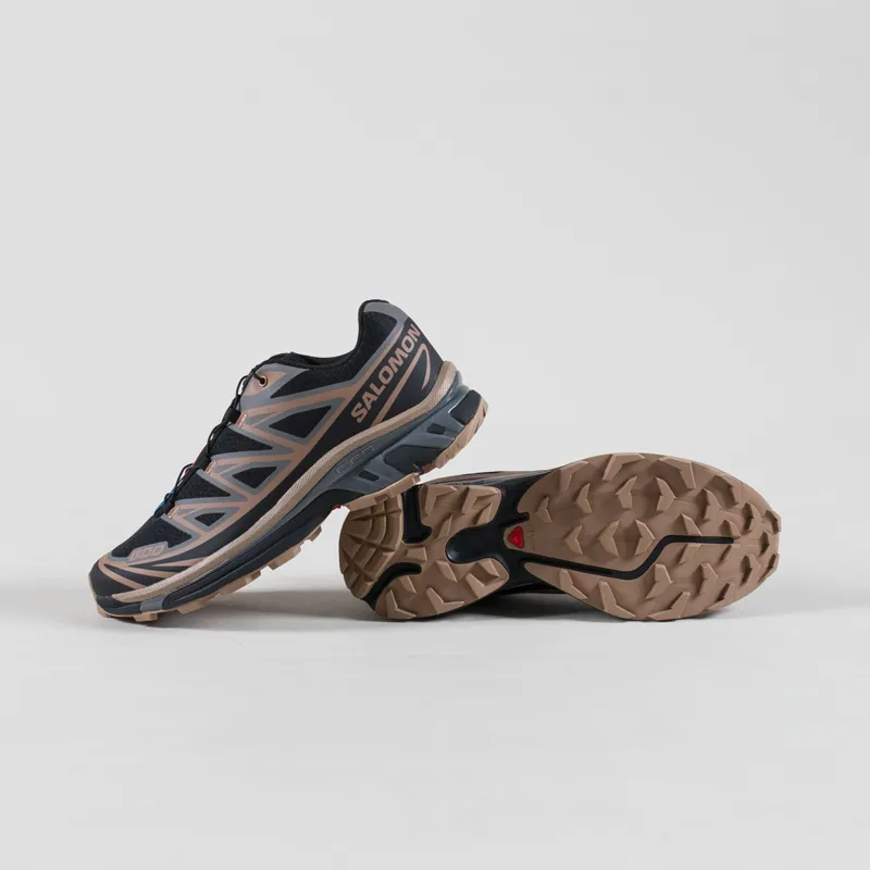 Salomon XT-6 Shoes Black Portabella Pewter-3