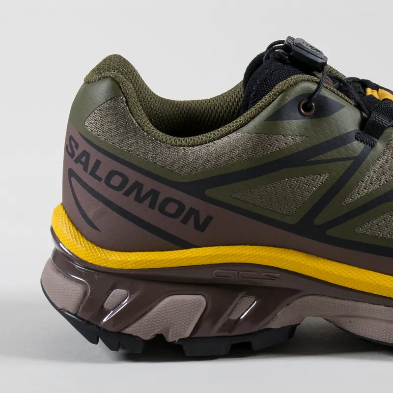 Salomon XT-6 Shoes Olive Night Black Sulphur-4