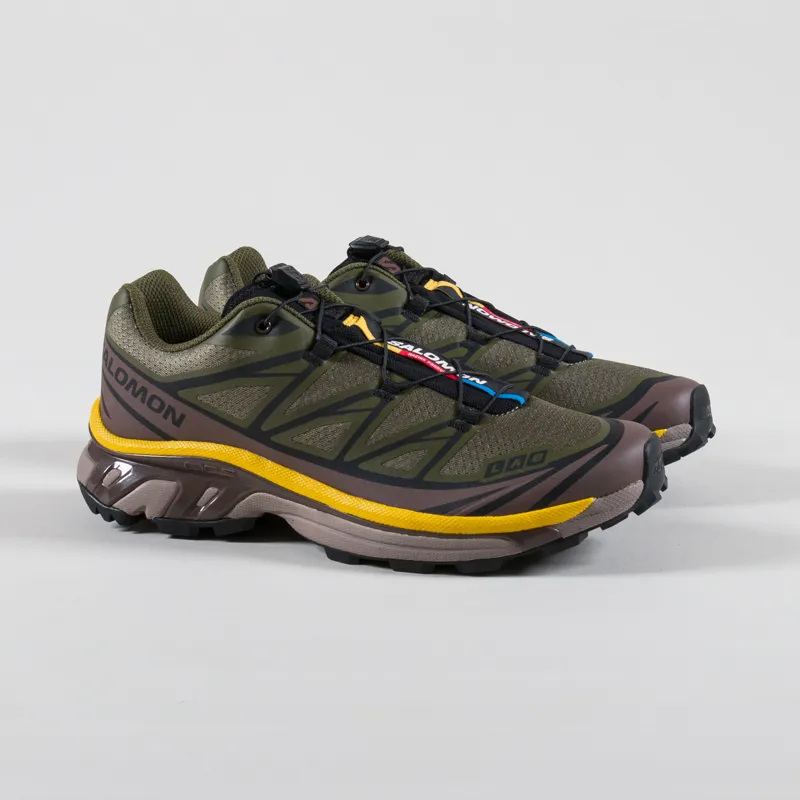 Salomon XT-6 Shoes Olive Night Black Sulphur