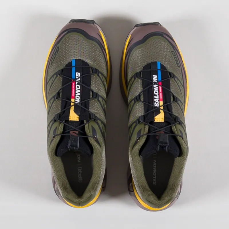 Salomon XT-6 Shoes Olive Night Black Sulphur-6