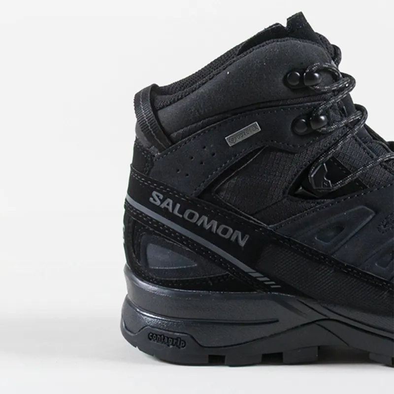 Salomon X-ALP Mid Leather GORE-TEX Shoes Black Asphalt-4