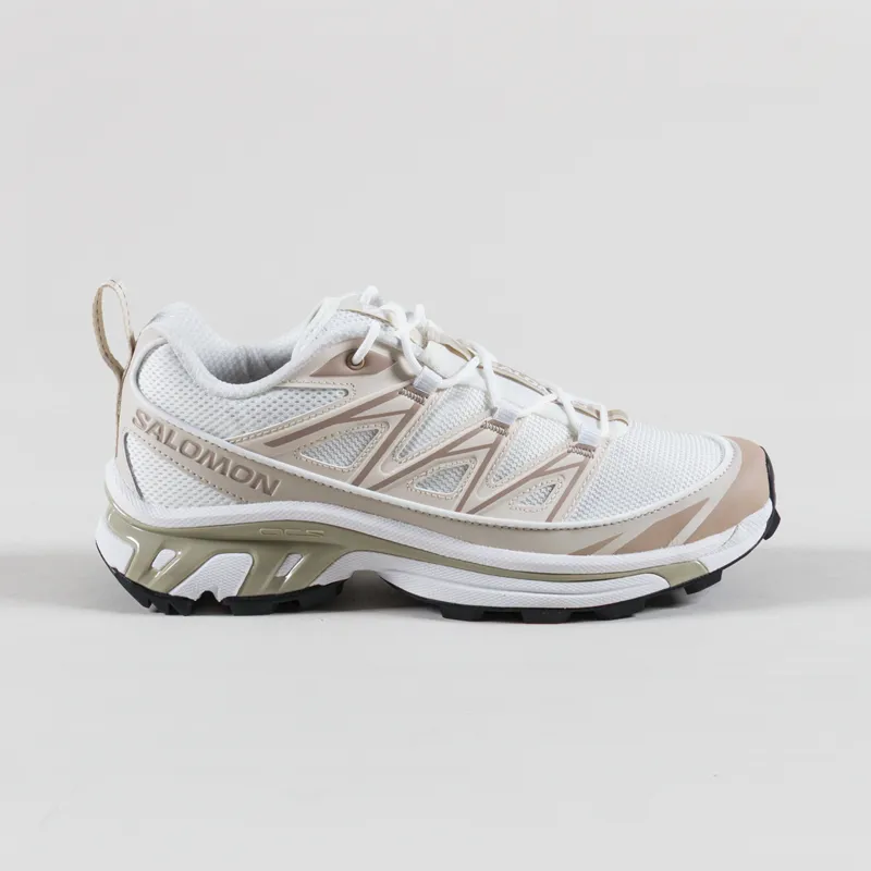 Salomon Womens XT-6 Expanse Shoes White Rainy Day Oxford Tan-2