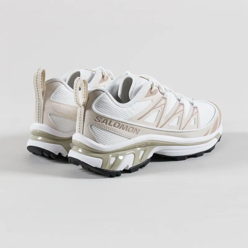 Salomon Womens XT-6 Expanse Shoes White Rainy Day Oxford Tan-1