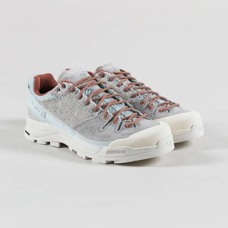 Salomon Mens X-ALP Suede Shoes Trainers Ice Flow Quarry Russet